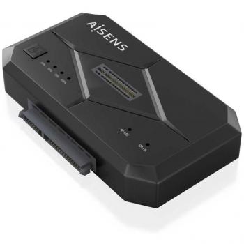 Docking Station Clonador de Discos Duros AISENS ASDS-M2SATA04B para SSD M2 SATA/NVMe - Instalación Fácil - Compatible con SATA y M.2 NVMe - Plug and Play - USB