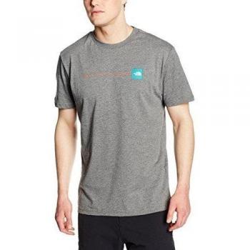 The North Face M S/S Never Stop Exploring Tee - Camiseta para hombre, color gris, talla S
