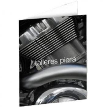 Carpeta con hendido en cartulina 230g, caja de 100 unidades - Gama creative