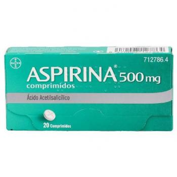 Aspirina 500 mg 20 Comprimidos Bayer