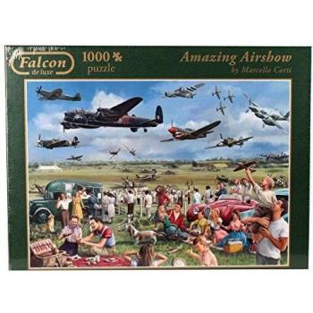 Deluxe Falcon - Spectacular Airshow 1000-Piece Jigsaw Puzzle, Brand New and Sealed