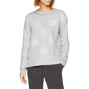 edc by Esprit 118cc1i003, suéter para Mujer, Gris