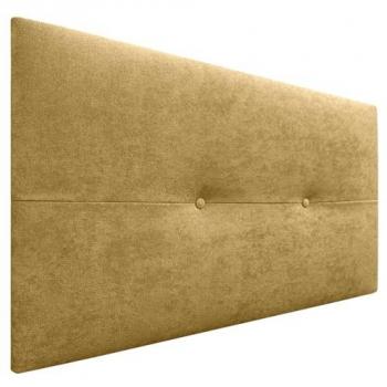Cabecero Tapizado AQUALINE Pro de Tela Mostaza 95cm para Camas 70/80/90 - Dhome