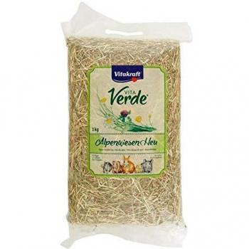 Vitakraft - Vita Verde, Heno Natural de los Alpes, para Todo Tipo de Roedores - 1 kg
