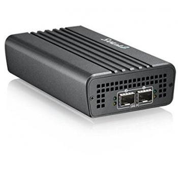 Promise Technology SANlink2 convertidor de Medio 20000 Mbit/s Negro - Convertidor de Red