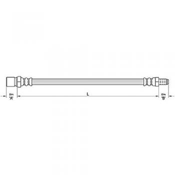 Metzger 4110310 Tubo flexible de frenos