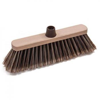 Escoba Pamex Vanity 30 cm con taco de madera y cerdas de plástico de alta calidad