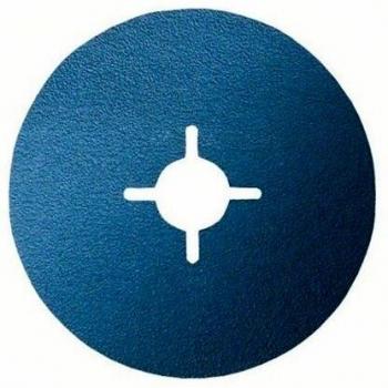 Bosch 2 608 606 727 - Disco lijador de fibra para amoladora angular, corindón de circonio - 115 mm, 22 mm, 60