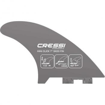 Mini quilla Cressi Sub Us 7'' - Quilla corta, material: polipropileno, longitud: 7 pulgadas, diseño optimizado para buceo y snorkeling, ligero y flexible, ideal para aletas de iniciación