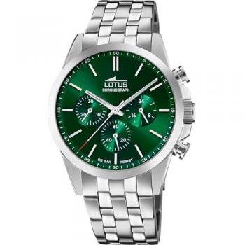 Reloj de Hombre Lotus 18989/3 Cronógrafo Acero Inoxidable Plateado