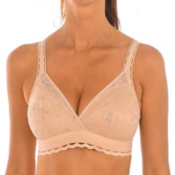 Sujetador sin aros con encaje reciclado y tul Playtex
