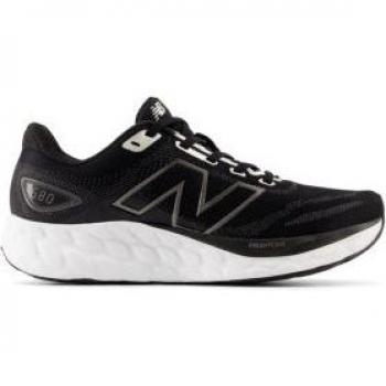 New Balance Women's Fresh Foam 680v8 Running Shoes - Black/White - Size 41.5