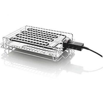 Haeger new alabama grill electricoparrilla electrica 2400wasa anticalorica bandeja de goteo en inox resistencia movible para una facil limpieza base estable