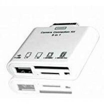 Lector Tarjetas Fotos 5 EN 1 para iPad + USB SATYO