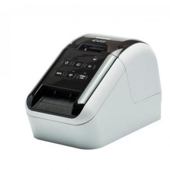 Brother QL-810Wc Label Printer - Direct Thermal, Color Printing, 300 x 600 DPI, Wired & Wireless, DK Wifi
