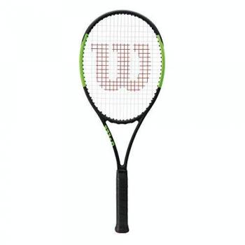 WILSON Blade 98Ul 16X19 FRM W/O Raqueta de Tenis, Unisex Adulto, Negro/Verde
