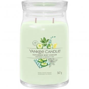 Yankee Candle Cucumber Mint Cooler Scented Candle Signature 567 g
