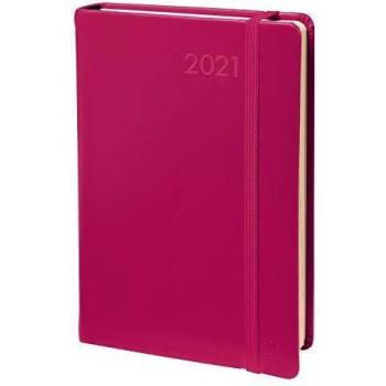 Quo Vadis 617011Q - Agenda 2020 Daily Pocket Multilingüe Habana, Color Frambuesa