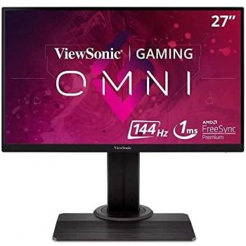 ViewSonic XG2705-2K Monitor Gaming 27 WQHD, Panel IPS, 1 ms, 144 Hz, FreeSync Premium, Altura Ajustable, Negros