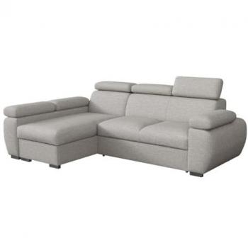 Sofá Rinconero Columbus 132 con Función de Descanso y Caja de Ropa de Cama, 255 x 170 x 85 cm