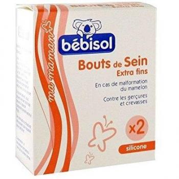 Bouts de sein en silicone 2 unités