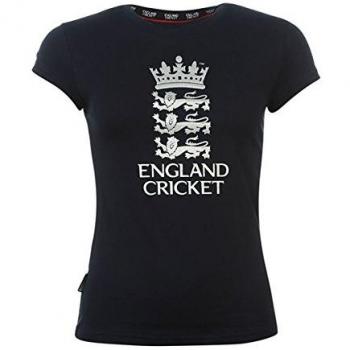Inglaterra Cricket Classic Large Logo – Camiseta de mujer