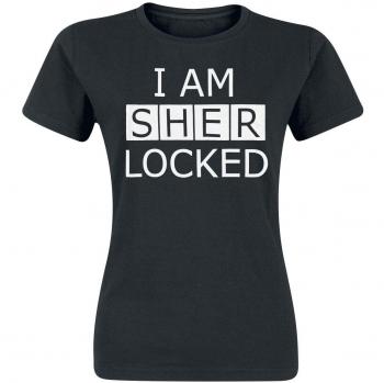 Sherlock I Am Sherlocked Camiseta Mujer Negro S