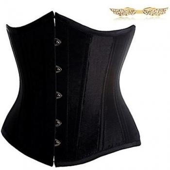 BYD Mujeres Corsés Jacquard Bustiers Fajas Push-up Corpiño Cintura Cincher Nupcial Lencería Underbust Bandeau Clip de la Cintura