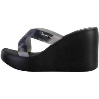 Ipanema High Fashion Slide Fem Chancla Mujer Negro 35.5
