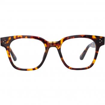 Linda Farrow SANCHEZ LFL1481 C2 Men's Eyeglasses Tortoiseshell Size 52 - Blue Light Block Available