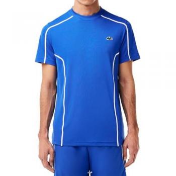 Camiseta Lacoste Ultra-Dry de Tenis para Hombre - Azul Oscuro, Talla XL