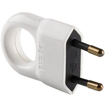 Legrand 050312 Enchufe Con Anillo Tirador, 2300 W, Blanco