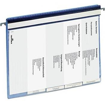 Carpeta Personal Durable A4 5 Secciones Azul