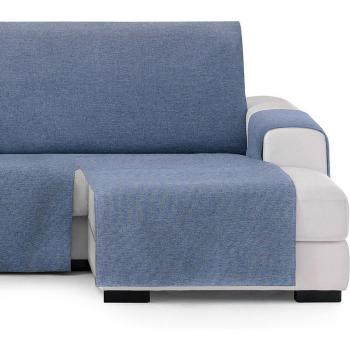 Protector Cubre Sofá Chaise Longue 240 color azul Liso