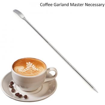ASIV Acero inoxidable Fancy Café Art Pen para cappuccino Machine Cafe herramienta