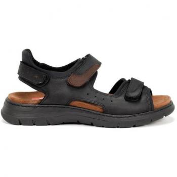 Sandalia plana para hombre Fluchos F1773 color Negro, talla 45