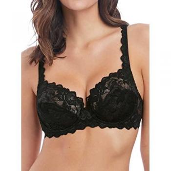 Wacoal Eglantine Women's Underwired Bra - Classic Style in Noir, Honey Beige or White (Sizes B-E)