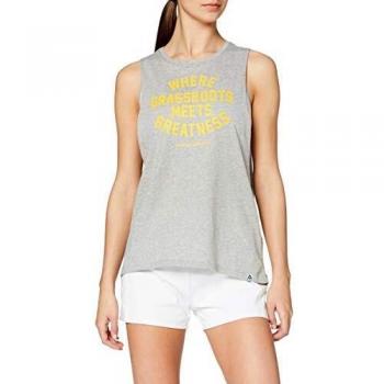 Reebok RC Open Verbiage Ta Camiseta, Mujer, brgrin, L