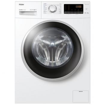 Haier HW80-BP1439N Lavadora Carga Frontal 8 kg 1400 rpm Inverter ABT Vapor Blanco