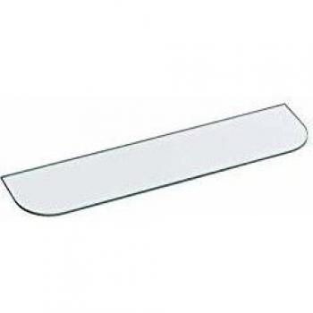 Balda de cristal de seguridad 501x118 mm, espesor 5 mm, esquinas redondeadas