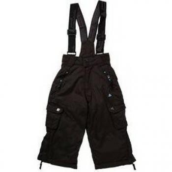Peak Mountain Eltaro Children's Ski Trousers, Brown, 10-16 Years