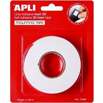 APLI 13986 - Cinta adhesiva foam doble cara