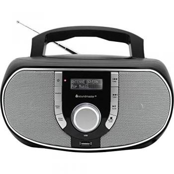 Boombox Soundmaster SCD1700SW - Radio DAB+/FM, reproductor de CD/MP3 y USB, función de apagado automático