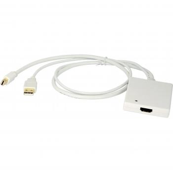 Perimac Adaptador mini DisplayPort e Audio USB hacia HDMI