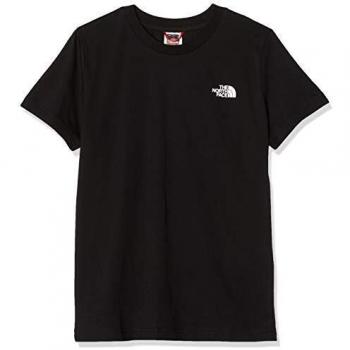 The North Face Y SS Simple Dome tee Camiseta, Niños, TNF Black/TNF White, XS