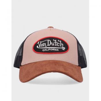 Gorra Von Dutch Suede Marrón con Visera de Ante Modelo VD/0/CAS1/SUEDE