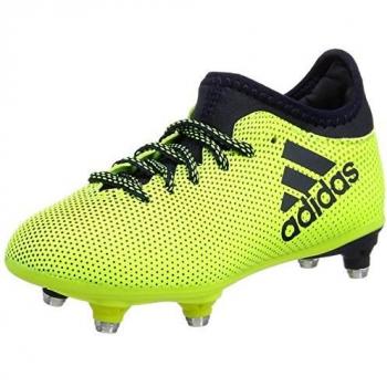 adidas Kids' X 17.3 SG Football Boots Solar Yellow Legend Ink, 11.5 UK Child 30 EU