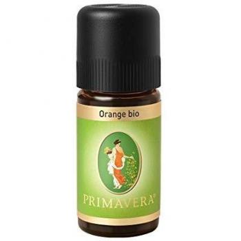 Primavera Organic Orange Essential Oil 10ml - Aromatherapy, Uplifting, Vegan