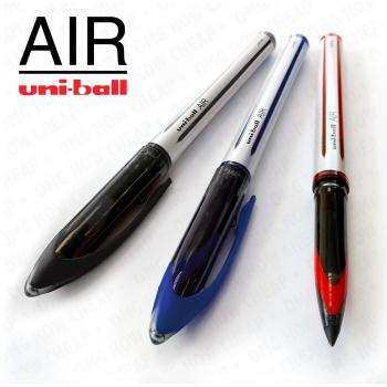 Uni-Ball Aire - 0.7mm Mediana Punta Redonda - 3 Pack - Negro, Azul, Rojo y - UBA-188-L