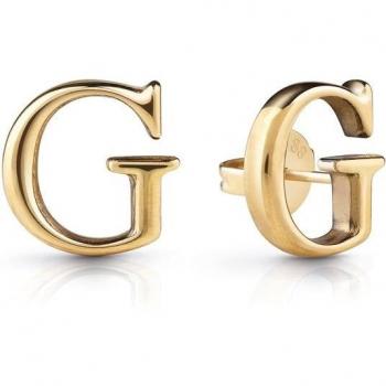 Aretes Studs Party Guess - Pendientes Studs party de acero dorado